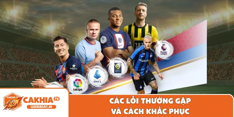 Đăng Ký Cakhia 2 Các lỗi thường gặp và cách khắc phục