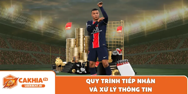 Liên Hệ Cakhia 3 Quy trình tiếp nhận và xử lý thông tin